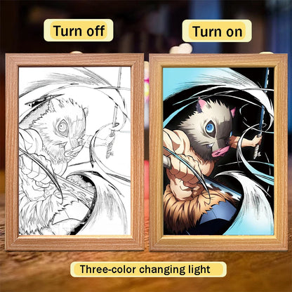 Lámpara LED Decorativa Tanjiro Kamado – Demon Slayer
