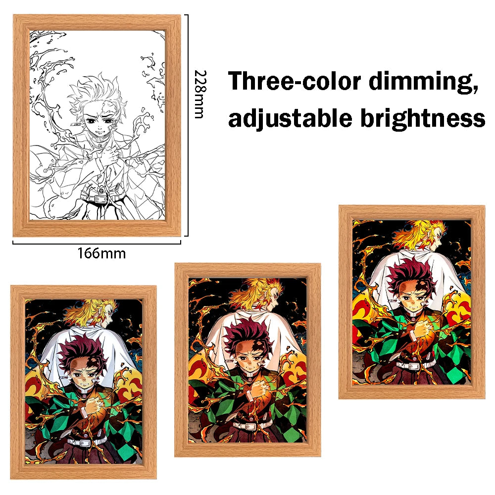 Lámpara LED Decorativa Tanjiro Kamado – Demon Slayer