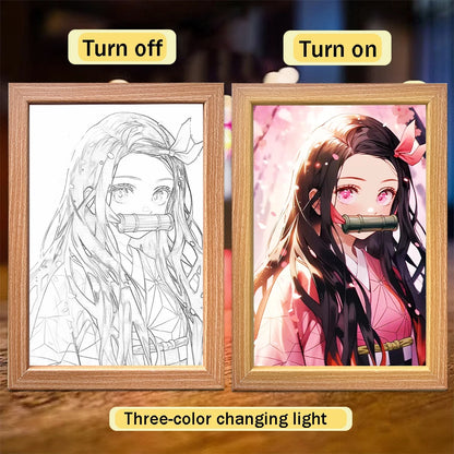 Lámpara LED Decorativa Tanjiro Kamado – Demon Slayer