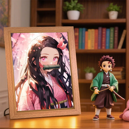Lámpara LED Decorativa Tanjiro Kamado – Demon Slayer