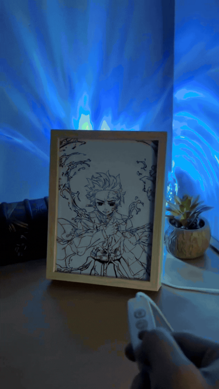 Lámpara LED Decorativa Tanjiro Kamado – Demon Slayer