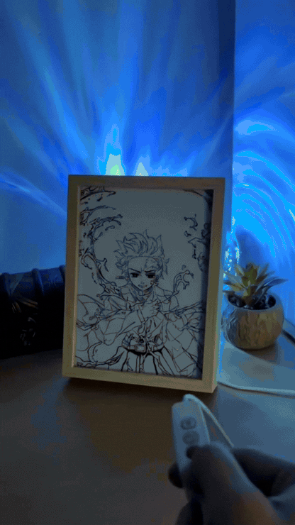 Lámpara LED Decorativa Tanjiro Kamado – Demon Slayer